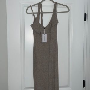 NWT REVOLVE x LOVERS AND FRIENDS TAN MAXI DRESS